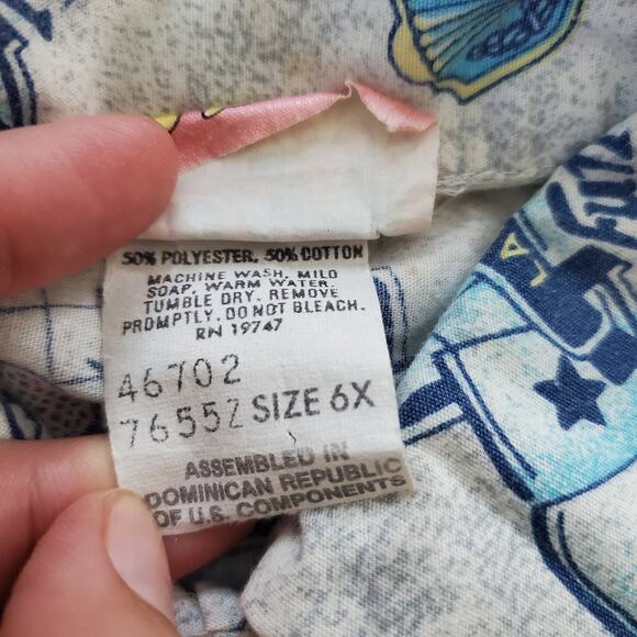 Vintage Travel Places Shirt 3t/4t - Picture 4 of 10